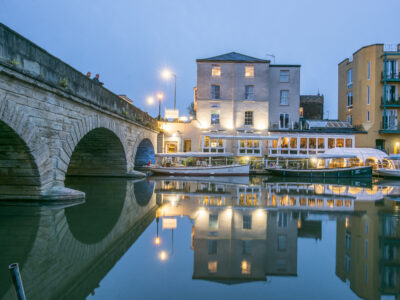 the folly restaurant by the river in Oxford